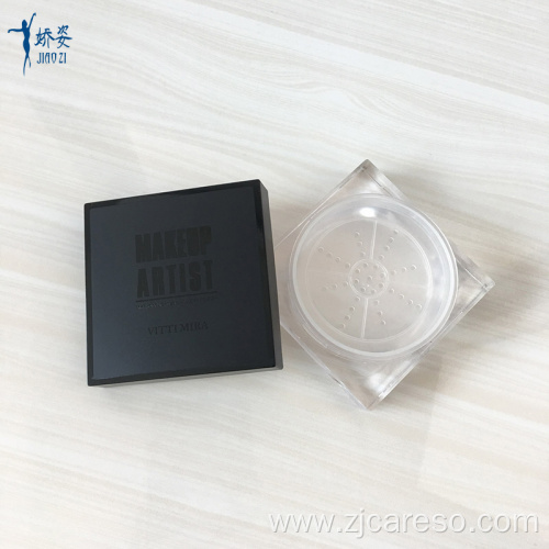 High Quality Black Square Jar with Customer Logo